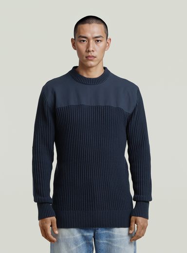 Army Rib Knit Pullover